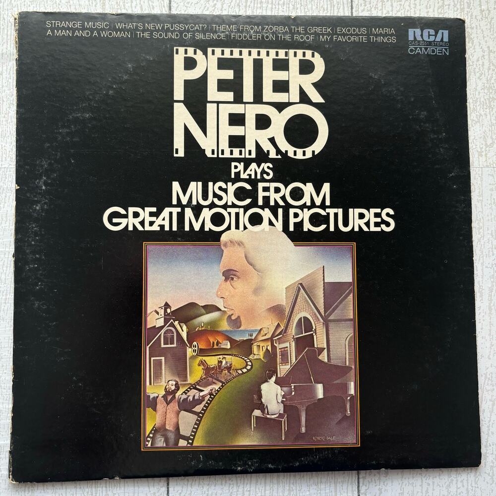 Vintage 1972 Peter Nero Great Motion Pictures RCA LP